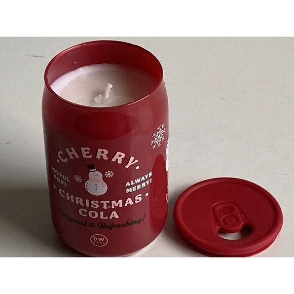 DW Home Cherry Christmas Cola Soda Pop Candle 6.2 Oz Scented Holiday NEW - Picture 8 of 9